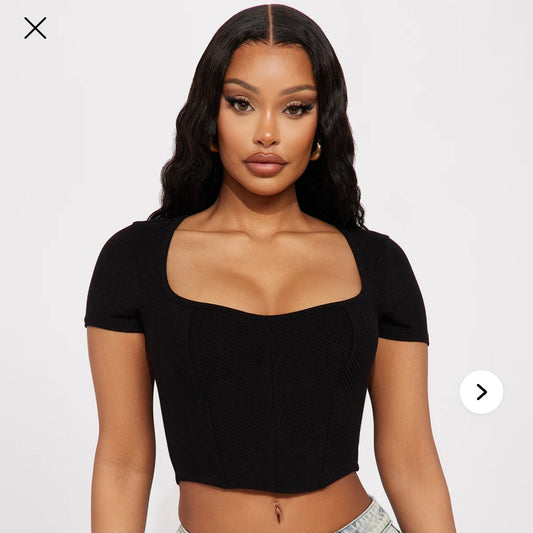 Fashion Nova Chelsea Ribbed Top