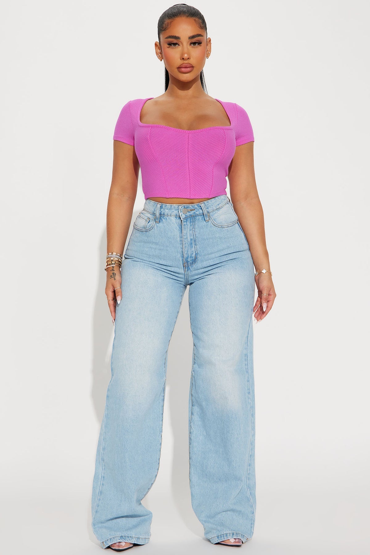 Fashion Nova Chelsea Ribbed Top