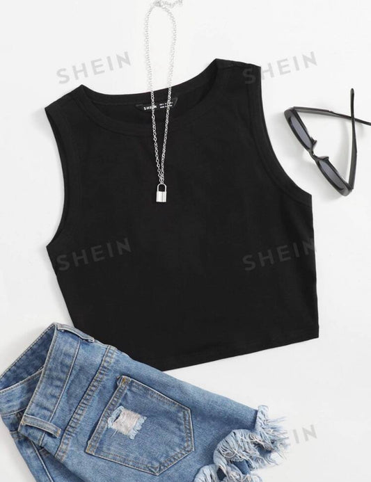 3pcs Solid Tank Top