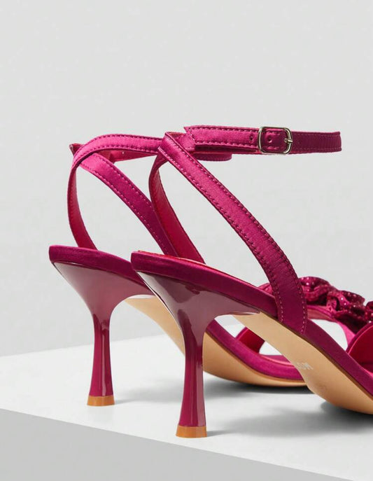 Elegant Floral Pointed Toe High heel