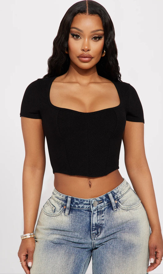 Fashion Nova Chelsea Ribbed Top