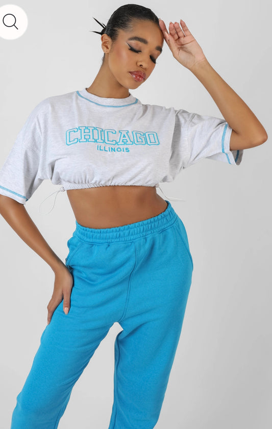 Chicago Elastic Hem T-Shirt