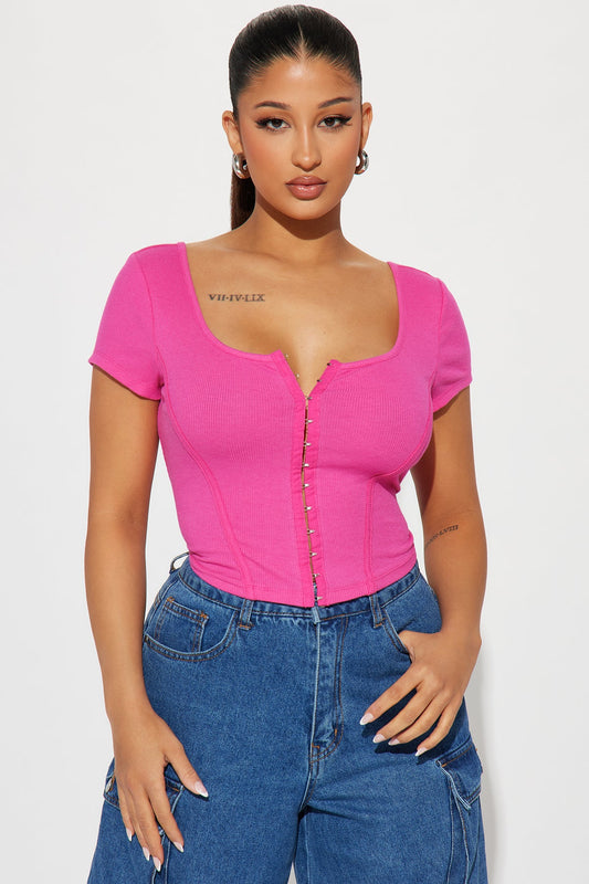 Fashion Nova Giselle Rib Top