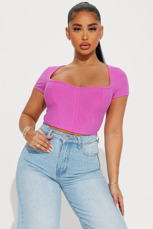 Fashion Nova Chelsea Ribbed Top