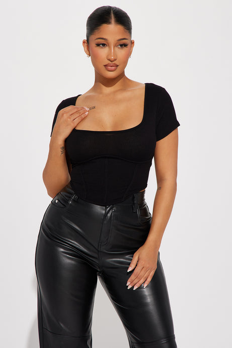 Fashion Nova Riley Ribbed Top