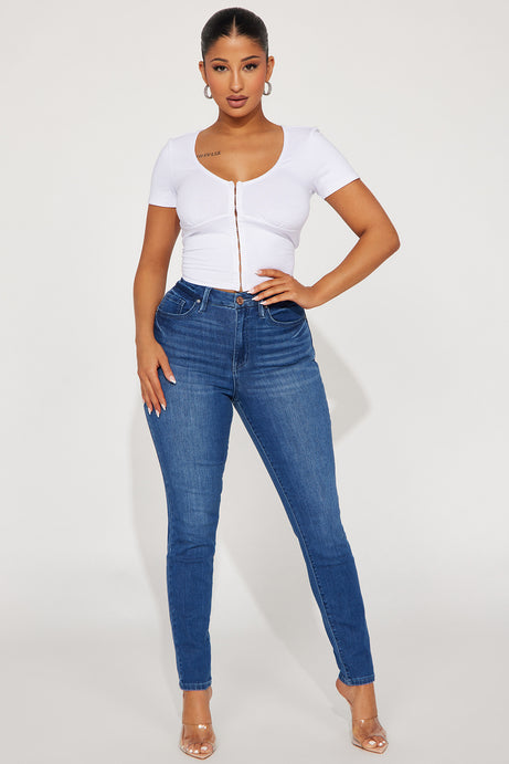 Fashion Nova Rosalie Hook and Eye Top