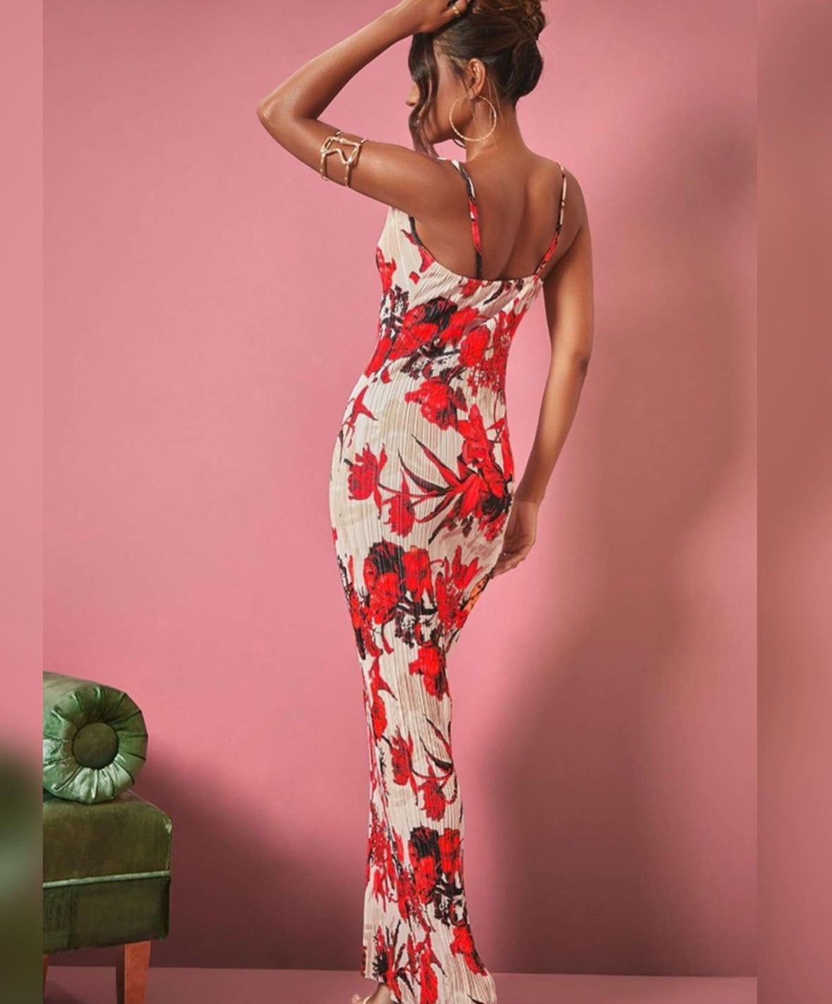 Multi Color Bormay Bodycon Maxi dress