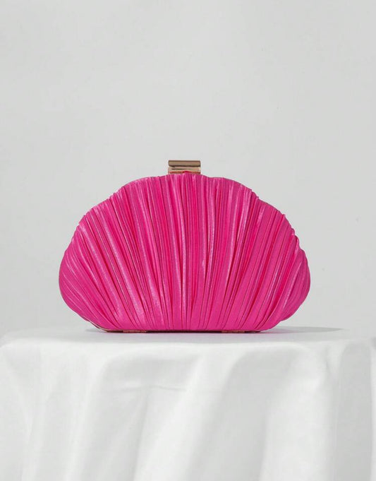 Rose waves evening clutch