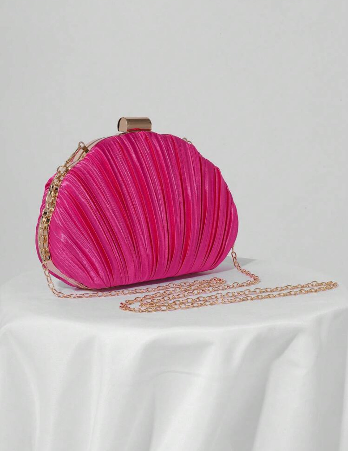Rose waves evening clutch