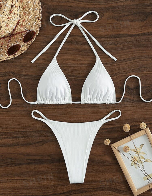 White bikini