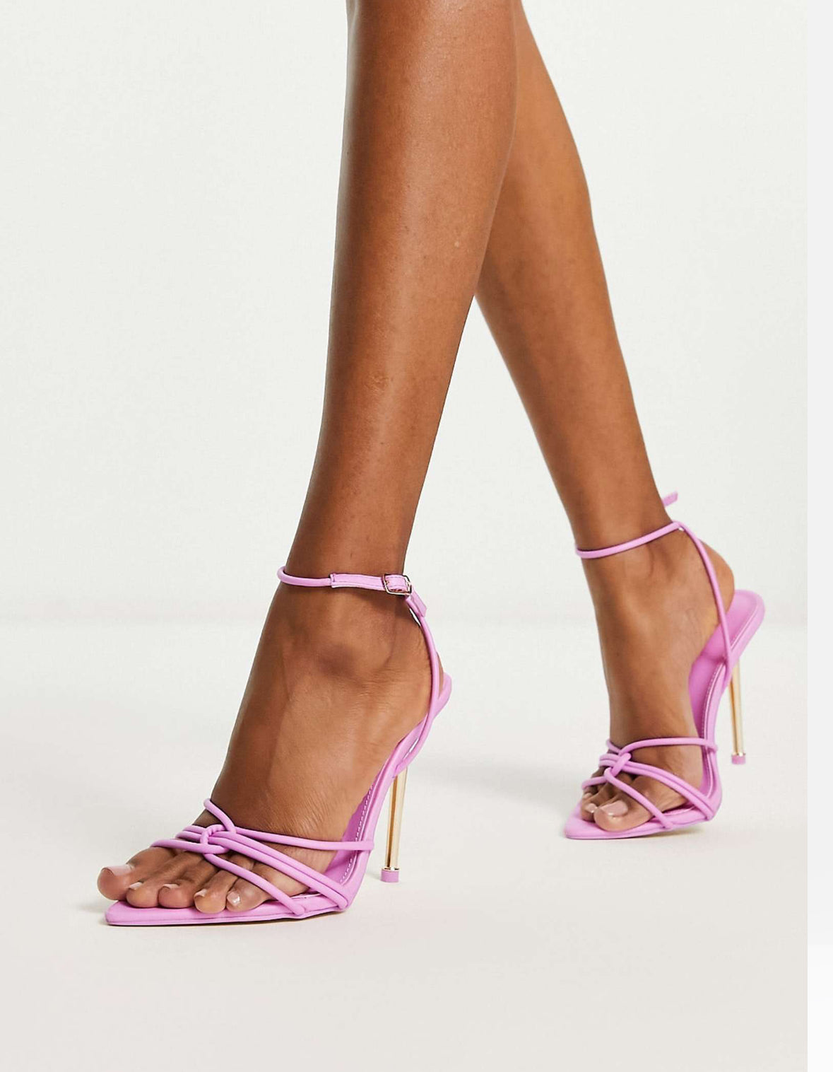 Public Desire Risque Strappy heeled sandals
